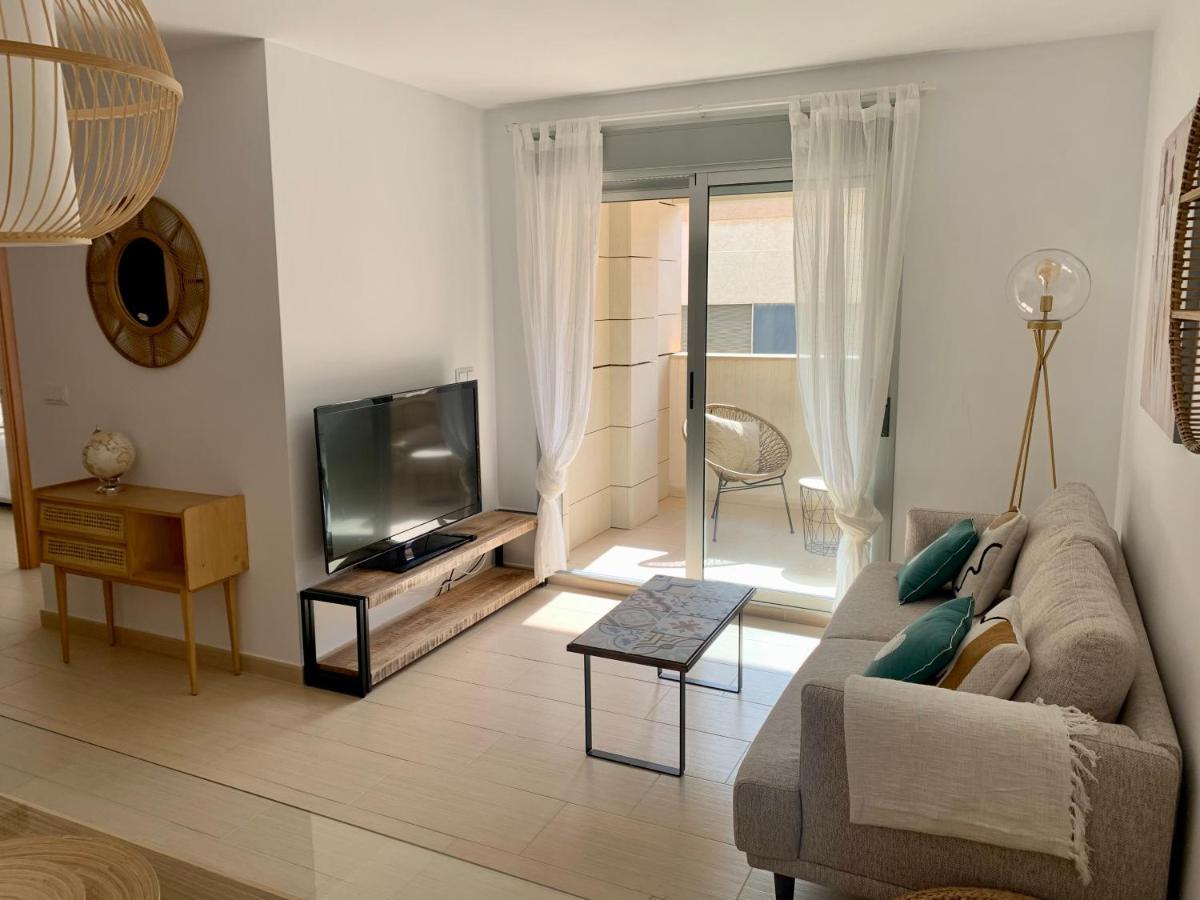 Precioso Apartamento Primera Linea De Playa Aguilas Bagian luar foto