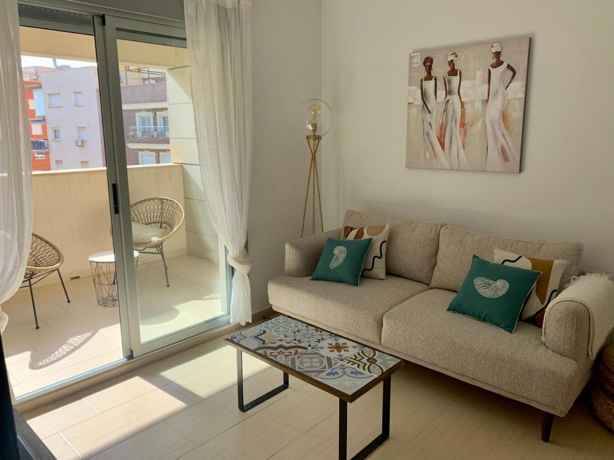 Precioso Apartamento Primera Linea De Playa Aguilas Bagian luar foto