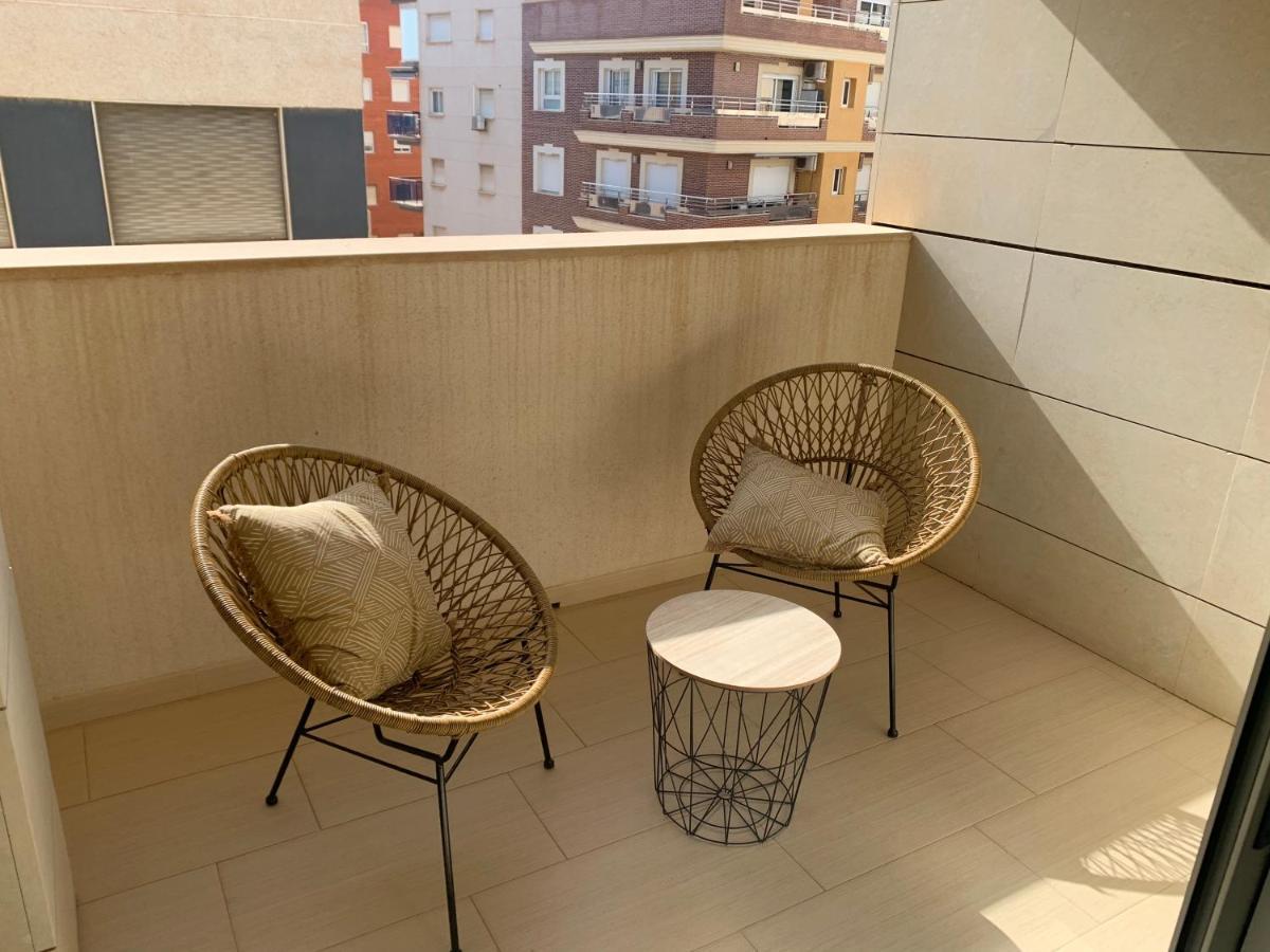 Precioso Apartamento Primera Linea De Playa Aguilas Bagian luar foto